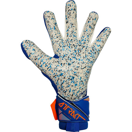 Gants gardien Reusch Attrakt Freegel Fusion Goaliator bleu orange