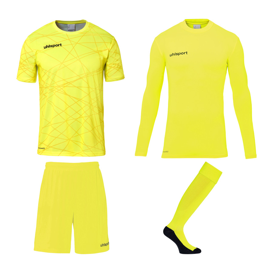 Ensemble gardien junior Uhlsport Prediction jaune