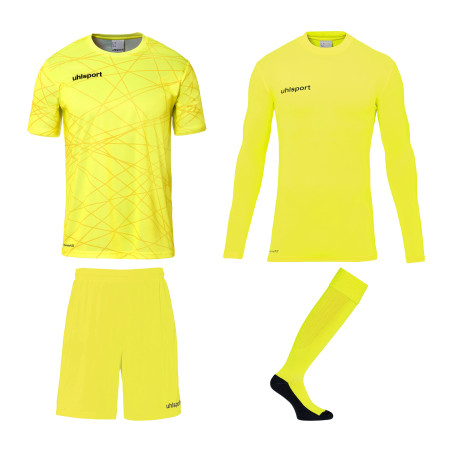 Ensemble gardien junior Uhlsport Prediction jaune