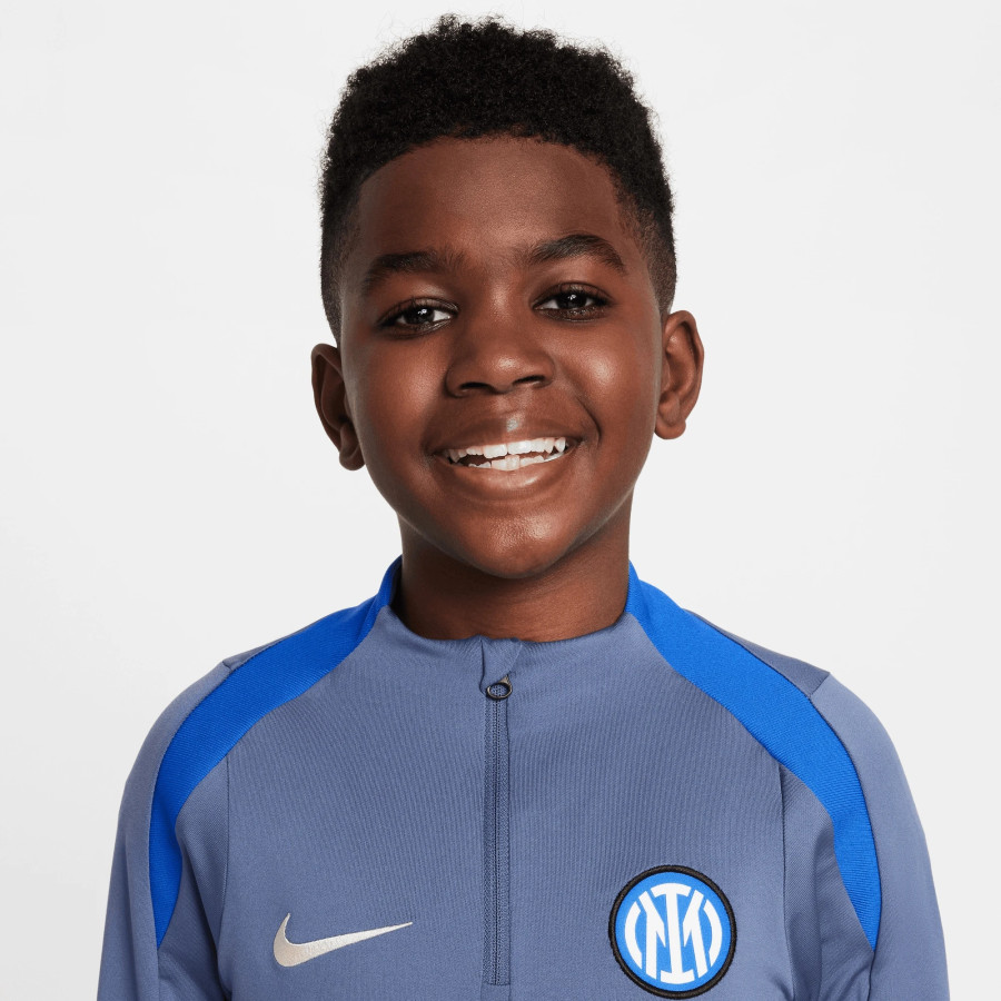Sweat zippé junior Inter Milan bleu