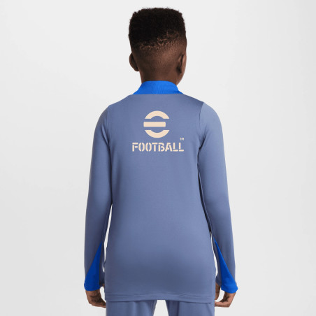 Sweat zippé junior Inter Milan bleu