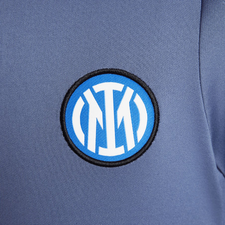 Sweat zippé junior Inter Milan bleu