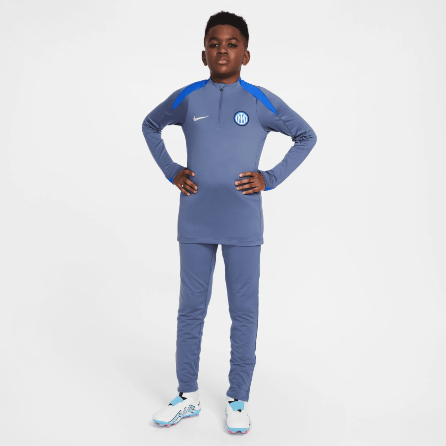 Sweat zippé junior Inter Milan bleu