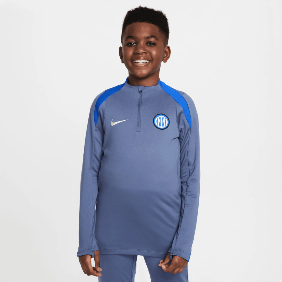 Sweat zippé junior Inter Milan bleu