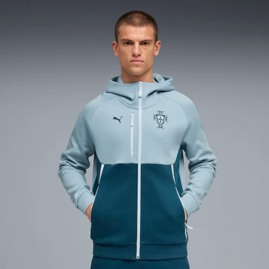 Veste survêtement Portugal PumaTech bleu ciel
