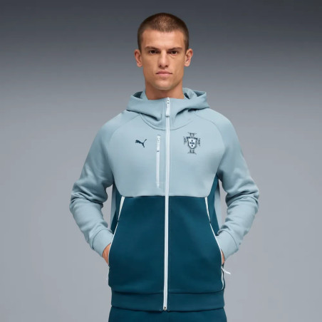 Veste survêtement Portugal PumaTech bleu ciel