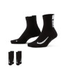 Lot 2 paires chaussettes Nike Multiplier noir