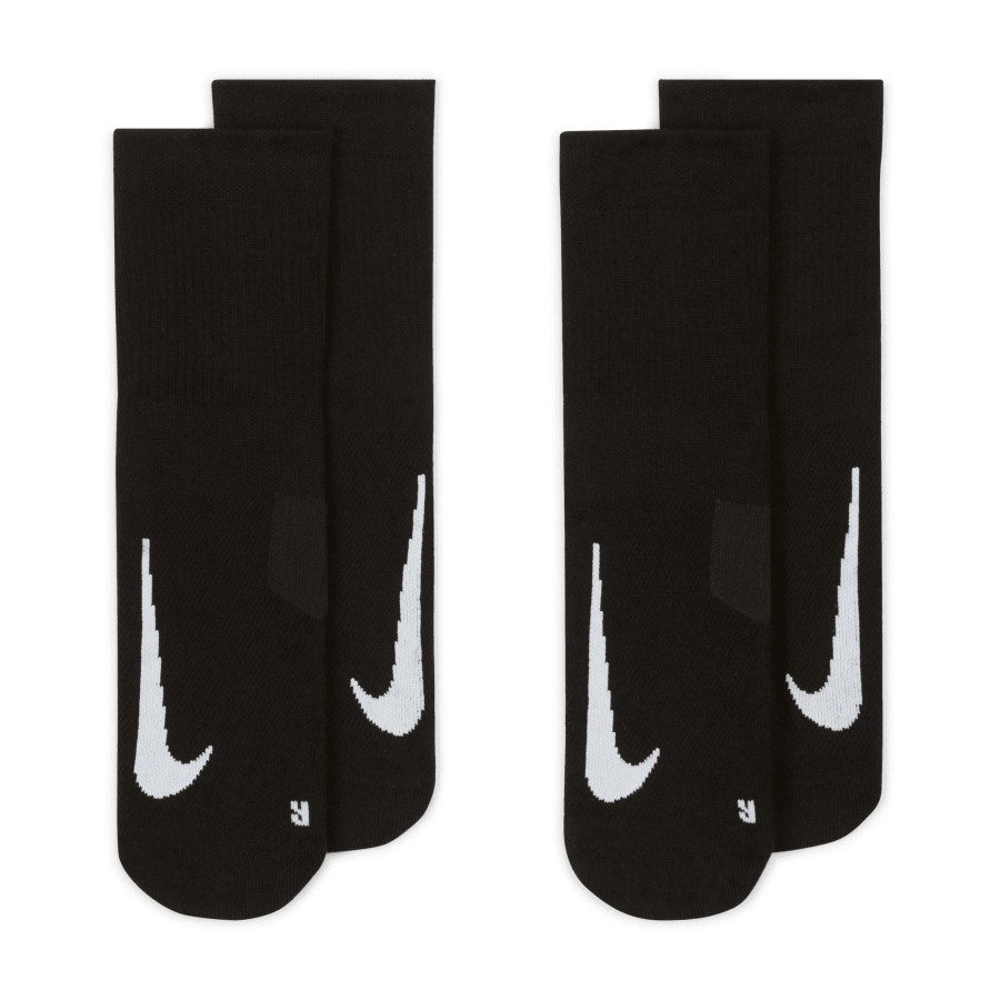 Lot 2 paires chaussettes Nike Multiplier noir