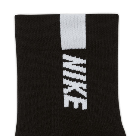 Lot 2 paires chaussettes Nike Multiplier noir