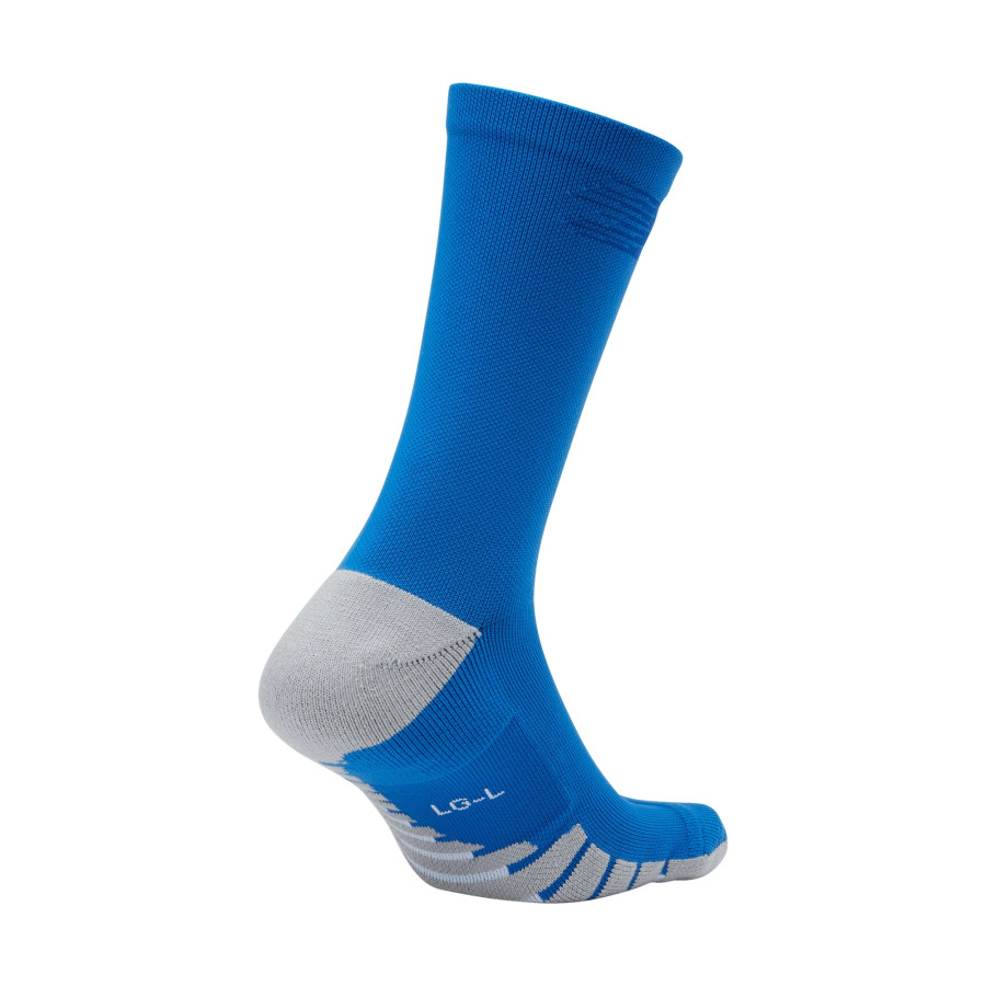 Chaussettes entraînement Nike Matchfit mi-longues bleu