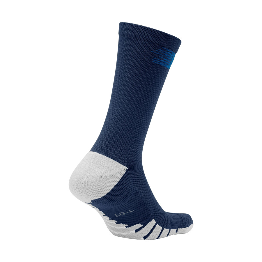Chaussettes entraînement Nike Matchfit mi-longues bleu marine