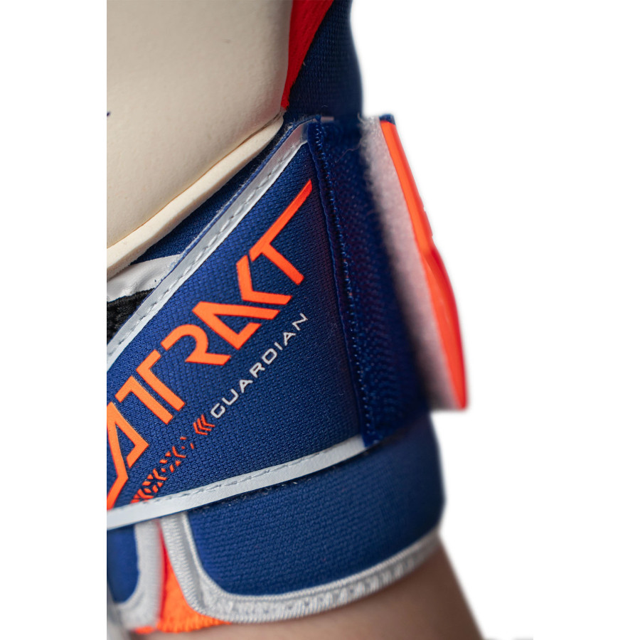 Gants gardien Reusch Attrakt Gold x Gardian bleu orange