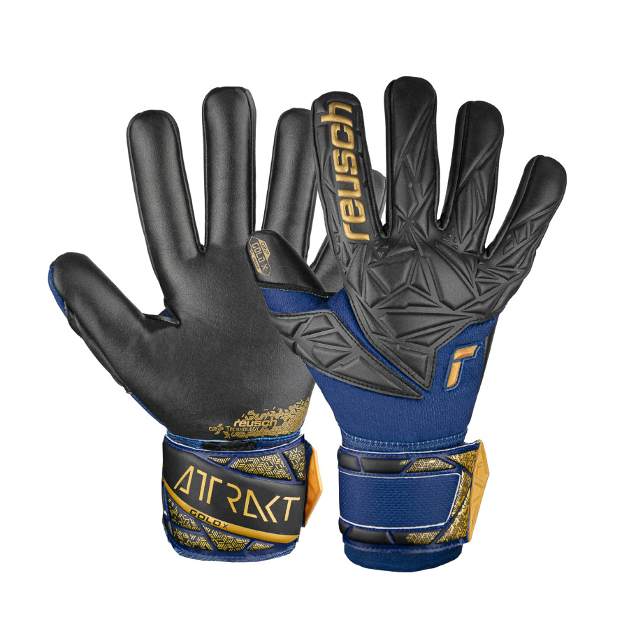Gants gardien Reusch Attrakt Gold x NC bleu