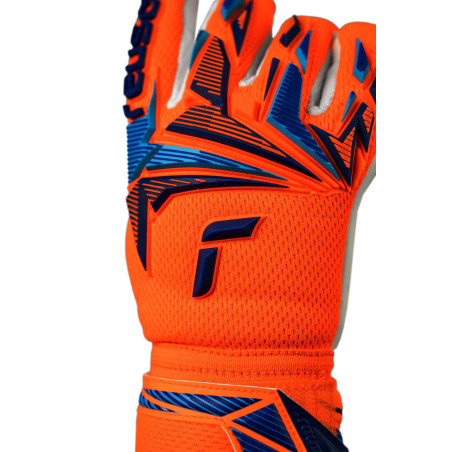 Gants gardien junior Reusch Attrakt Freegel Advance orange blanc