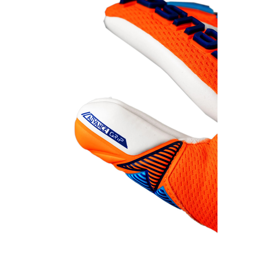 Gants gardien junior Reusch Attrakt Freegel Advance orange blanc