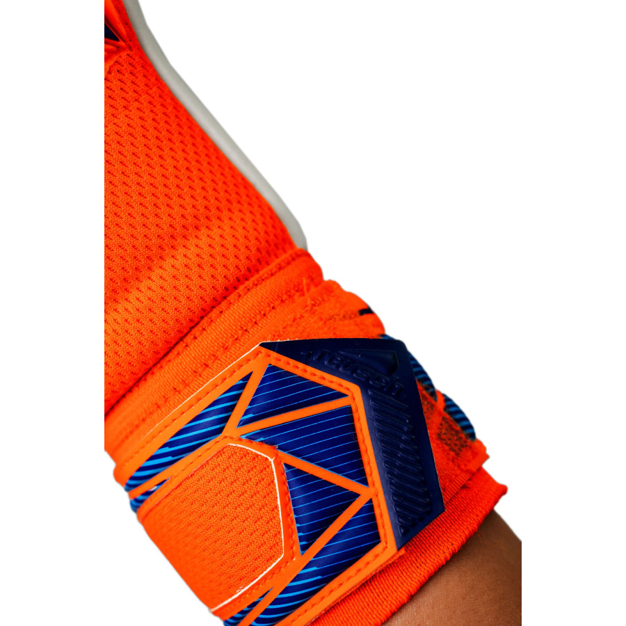 Gants gardien junior Reusch Attrakt Freegel Advance orange blanc