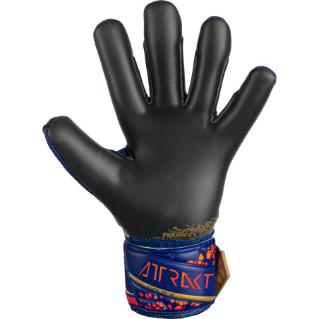 Gants gardien junior Reusch Attrakt Gold x bleu