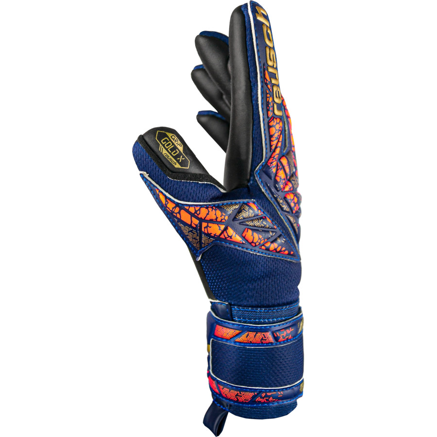 Gants gardien junior Reusch Attrakt Gold x bleu