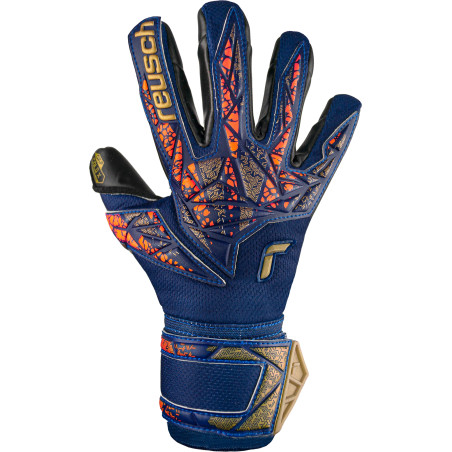 Gants gardien junior Reusch Attrakt Gold x bleu