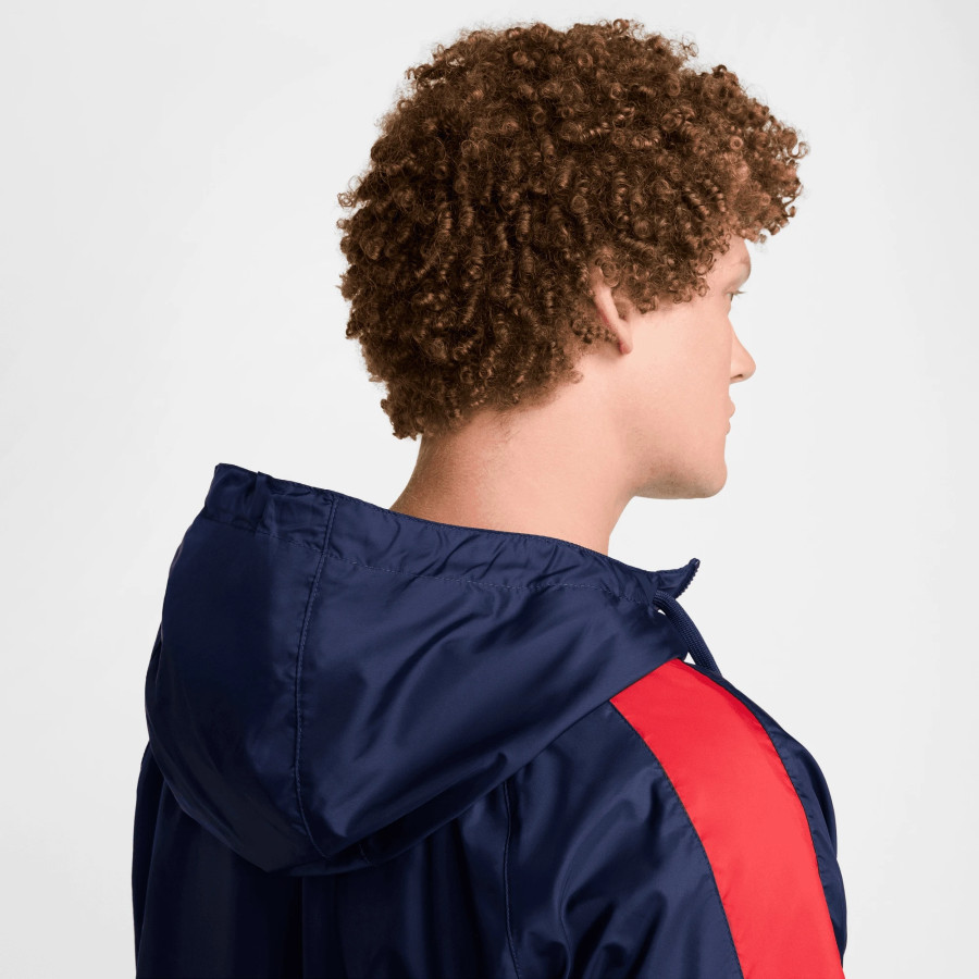 Veste survêtement PSG Woven bleu marine
