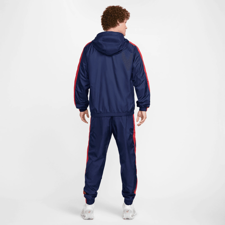 Veste survêtement PSG Woven bleu marine