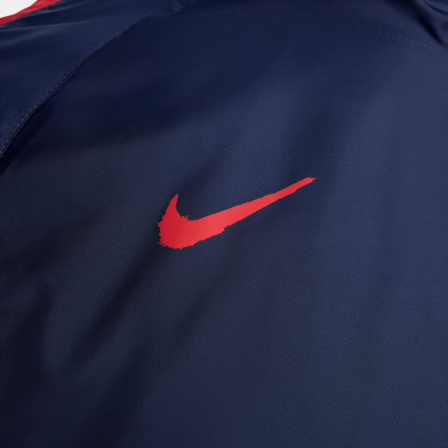 Veste survêtement PSG Woven bleu marine