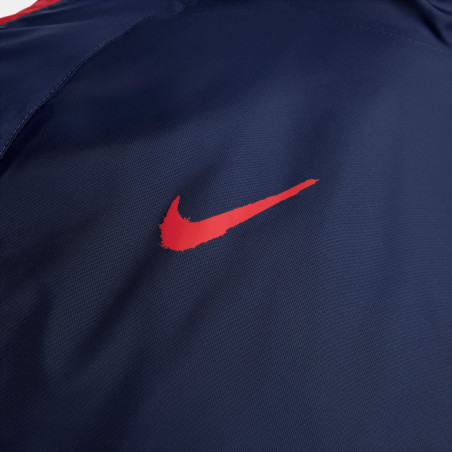 Veste survêtement PSG Woven bleu marine