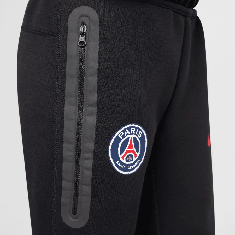 Pantalon survêtement junior PSG Tech Fleece noir