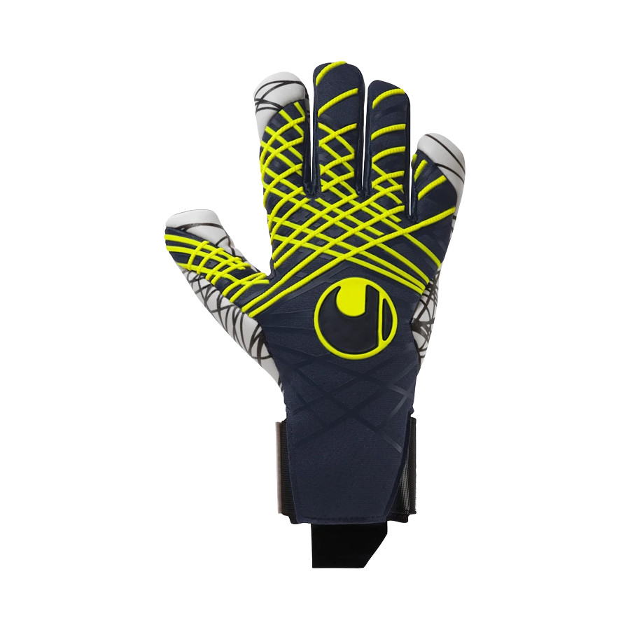 Gants gardien Uhlsport Prediction Ultragrip HN bleu marine jaune
