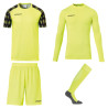 Ensemble gardien junior Uhlsport Reaction jaune