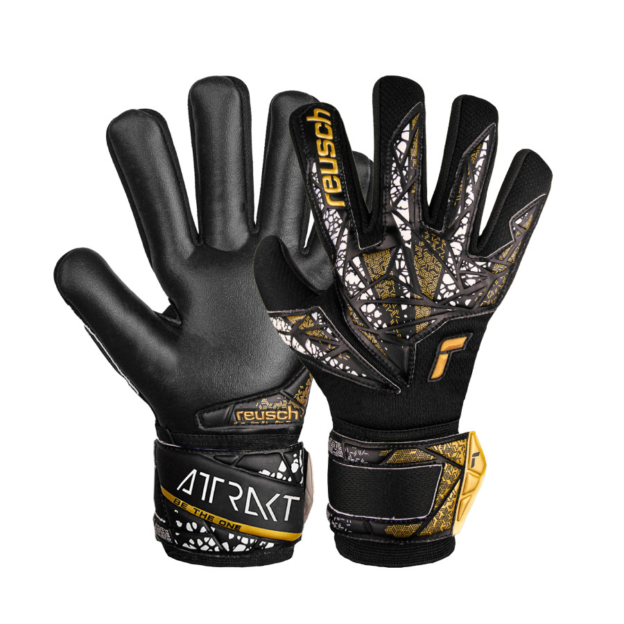 Gants gardien Reusch Attrakt Silver Finger Support noir