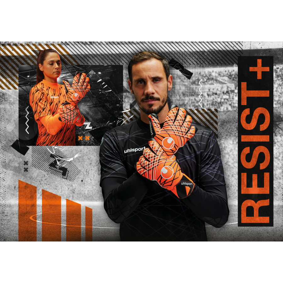 Gants gardien Uhlsport Super Resist+ HN orange