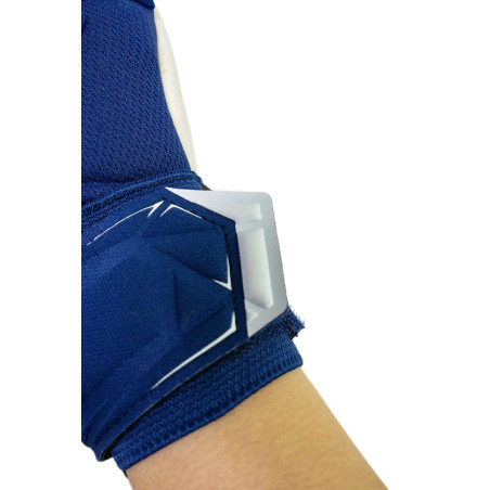 Gants gardien junior Reusch Attrakt Freegel Gold x Finger Support bleu