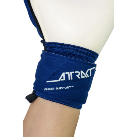 Gants gardien junior Reusch Attrakt Freegel Gold x Finger Support bleu