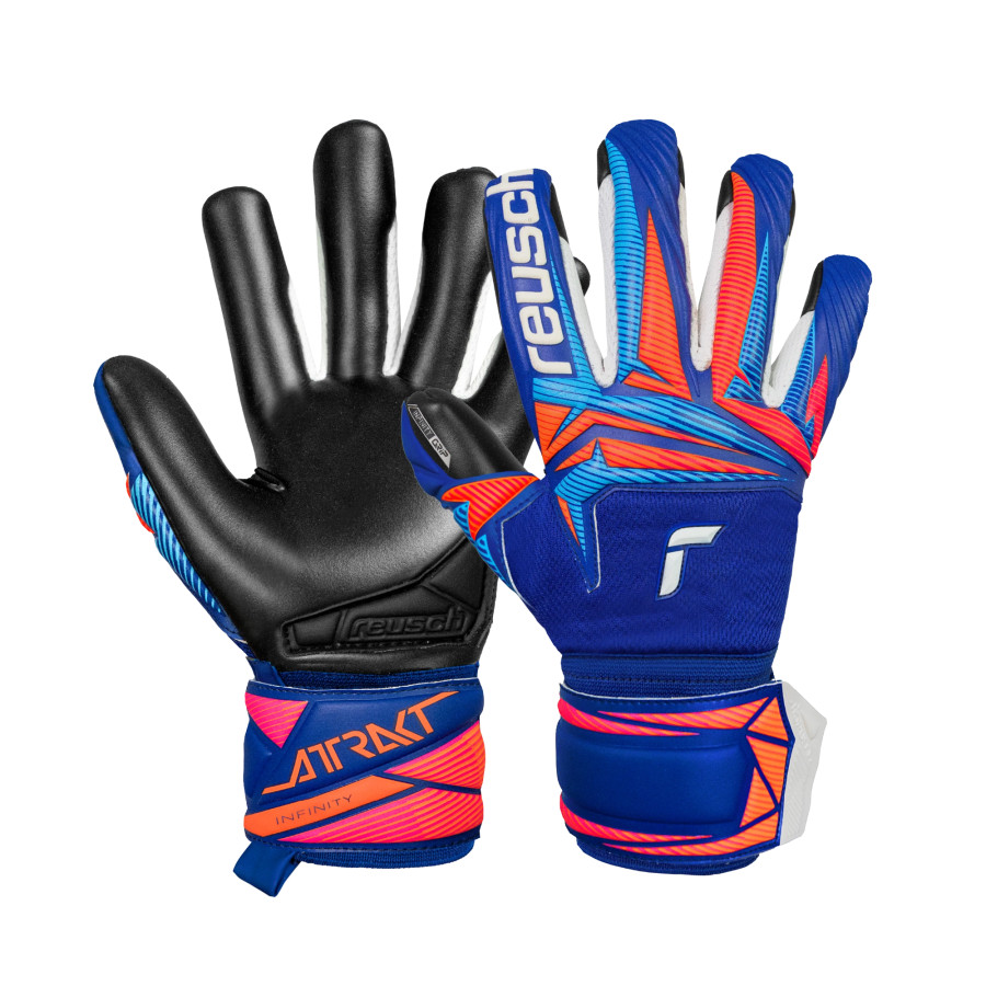 Gants gardien junior Reusch Attrakt Infinity Evolution NC bleu