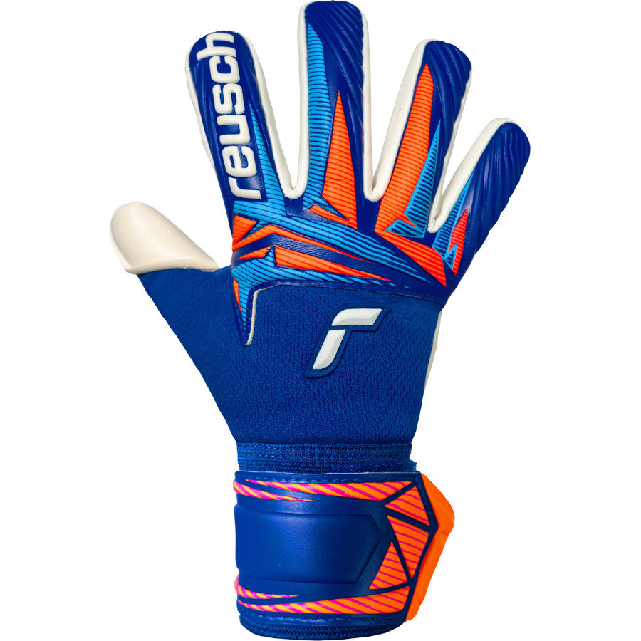 Gants gardien junior Reusch Attrakt Gold x NC bleu