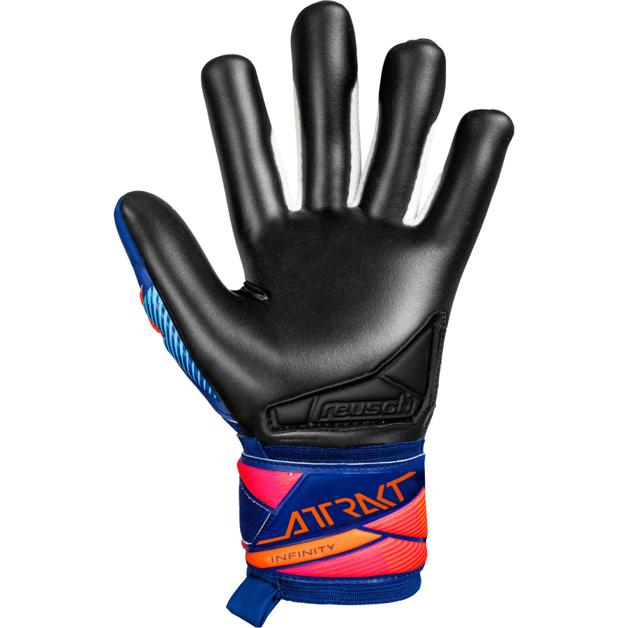 Gants gardien junior Reusch Attrakt Infinity Evolution NC bleu