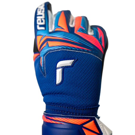 Gants gardien junior Reusch Attrakt Infinity Evolution NC bleu