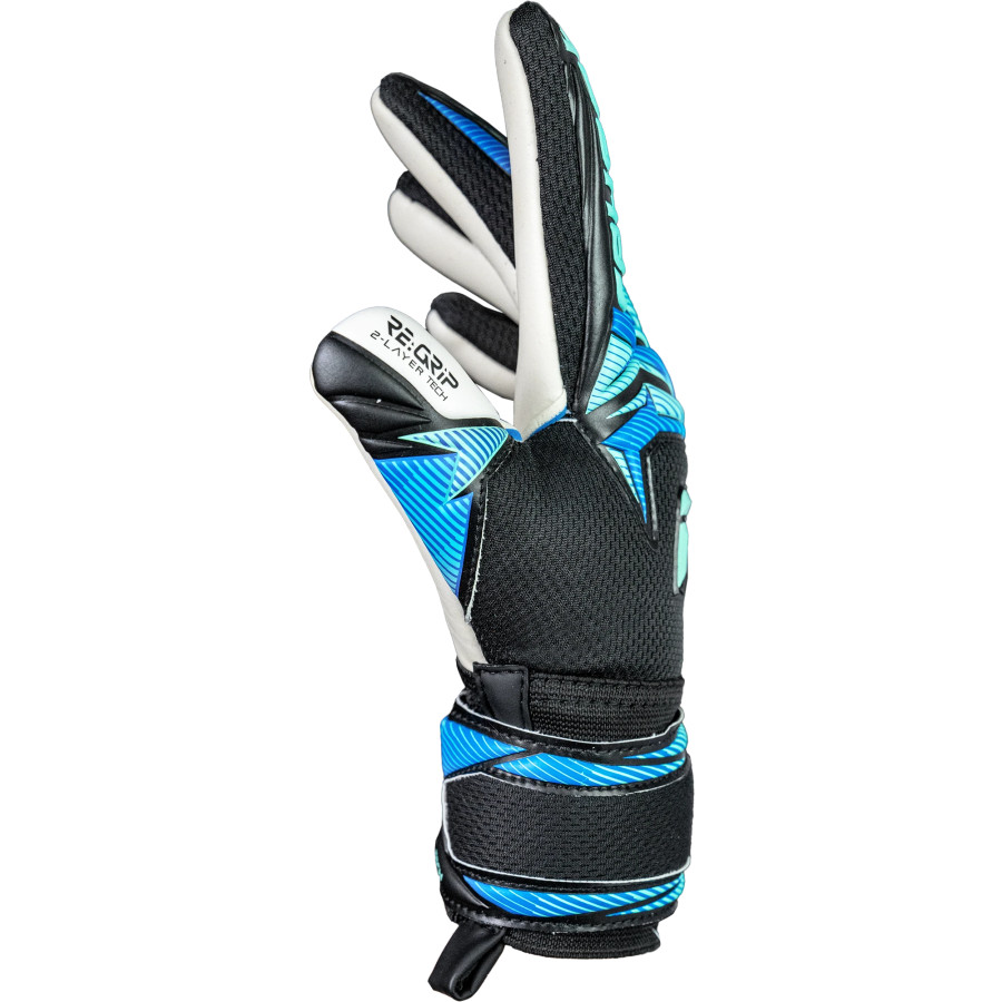 Gants gardien junior Reusch Attrakt Regrip NC noir bleu
