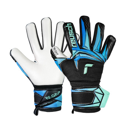 Gants gardien junior Reusch Attrakt Regrip NC noir bleu