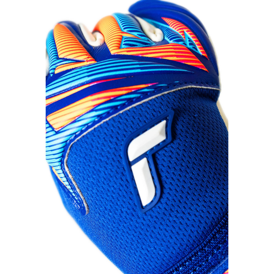 Gants gardien junior Reusch Attrakt Gold x NC bleu