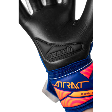 Gants gardien junior Reusch Attrakt Infinity Evolution NC bleu