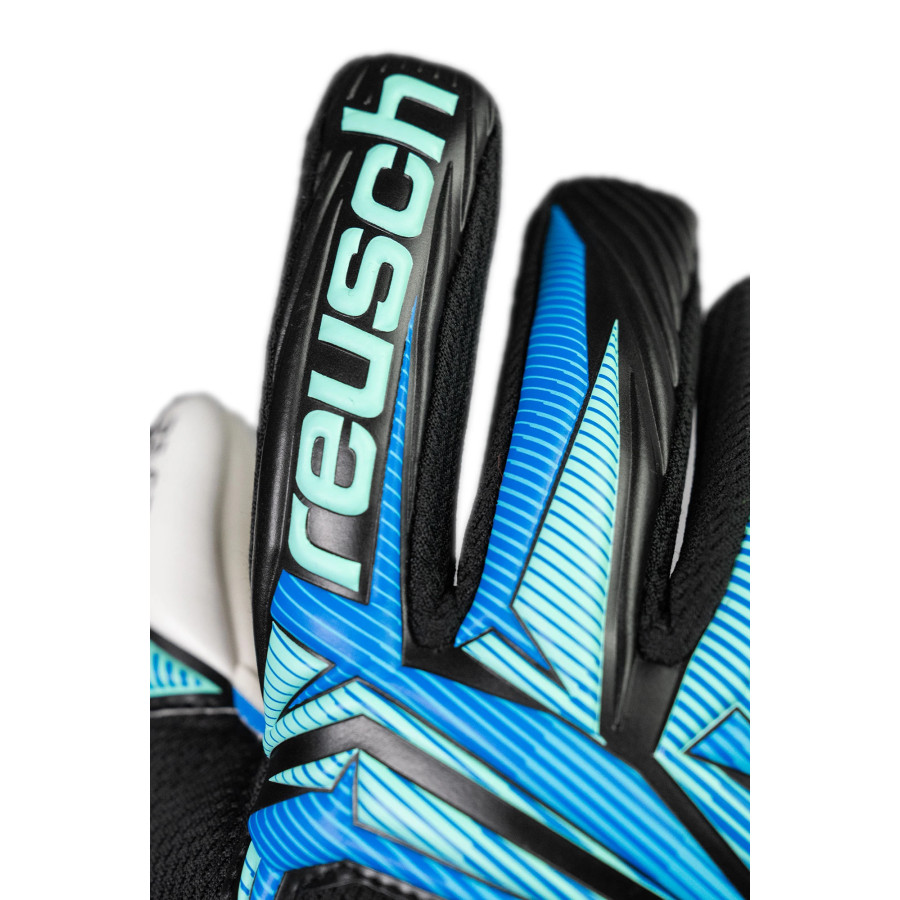 Gants gardien junior Reusch Attrakt Regrip NC noir bleu