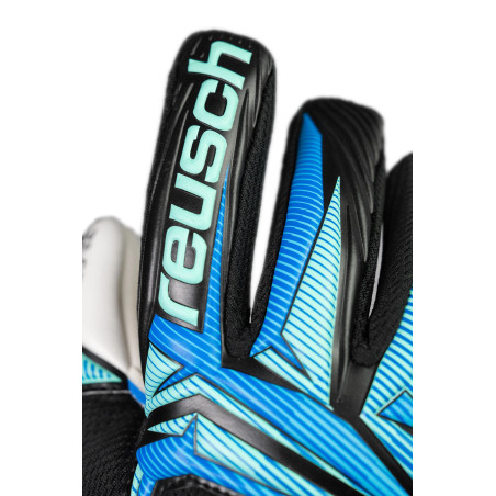 Gants gardien junior Reusch Attrakt Regrip NC noir bleu