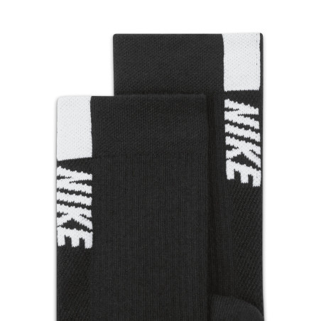 Lot 2 paires chaussettes hautes Nike Multiplier noir