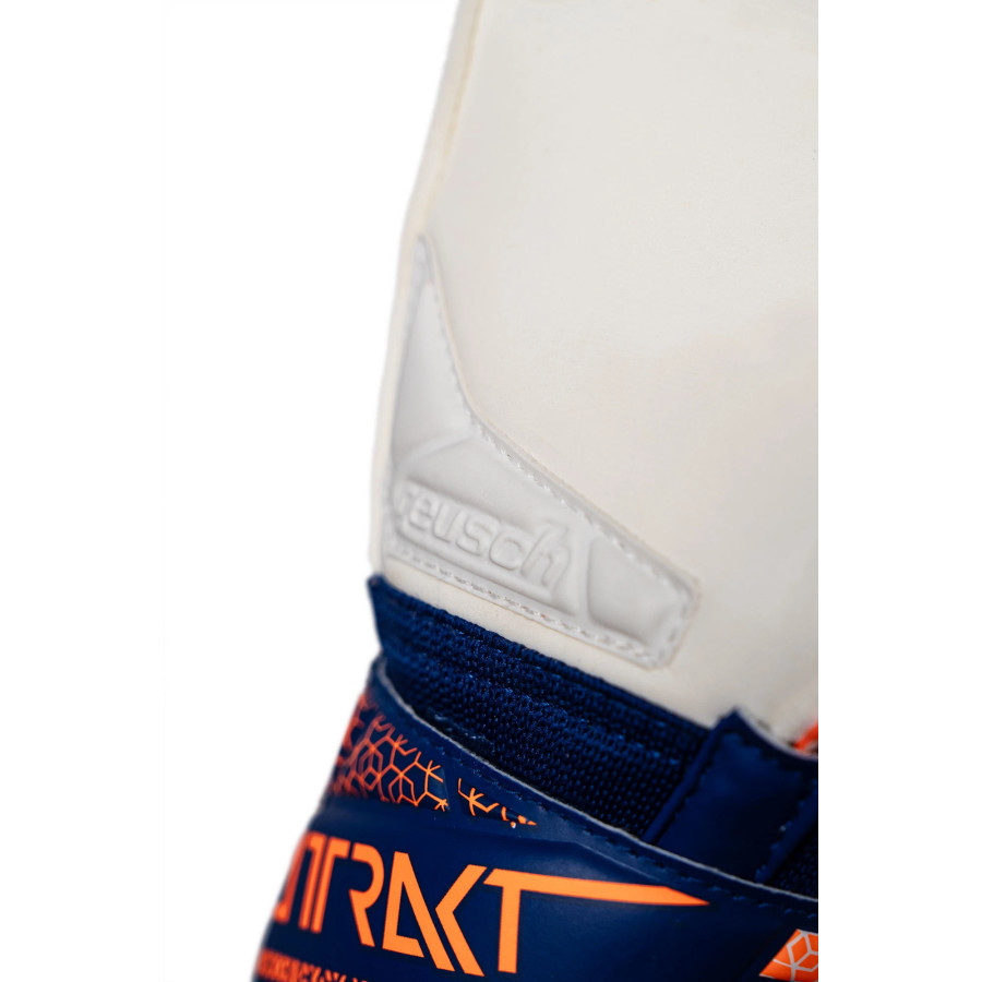 Gants gardien junior Reusch Attrakt Silver blanc orange