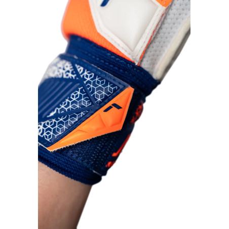 Gants gardien junior Reusch Attrakt Silver blanc orange