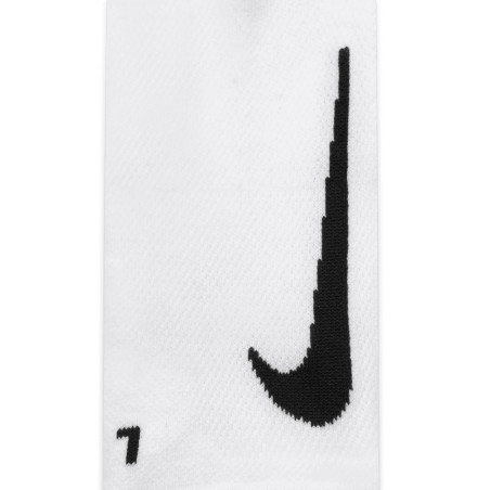 Lot 2 paires chaussettes invisibles Nike Multiplier blanc
