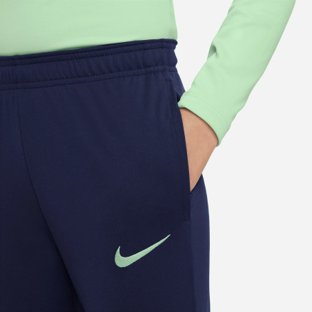 Pantalon survêtement junior Brésil Academy Pro bleu marine