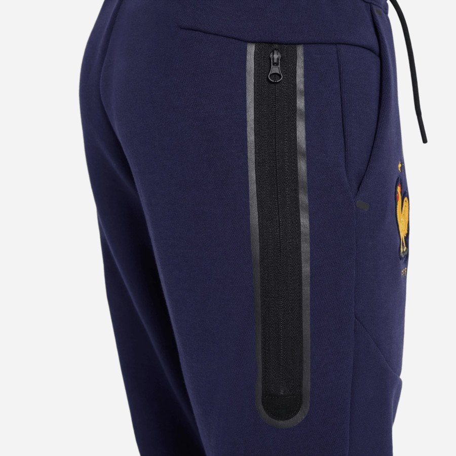 Pantalon survêtement junior Equipe de France Tech Fleece bleu